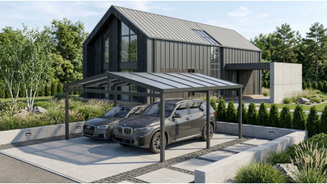 Carport – nowoczesna wiata samochodowa aluminiowa | STIMEO