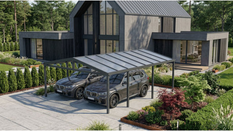 Carport – nowoczesna wiata samochodowa aluminiowa | STIMEO